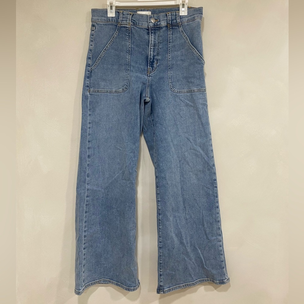 Frame Modern Pocket Wide Leg Jeans Size 31